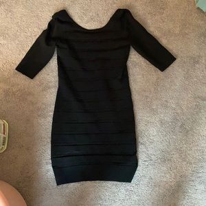 Black dress with sleeves L